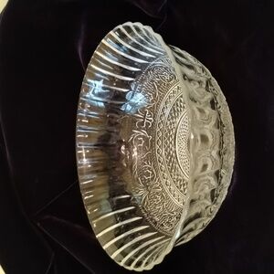 Vintage Pressed Glass Bowl